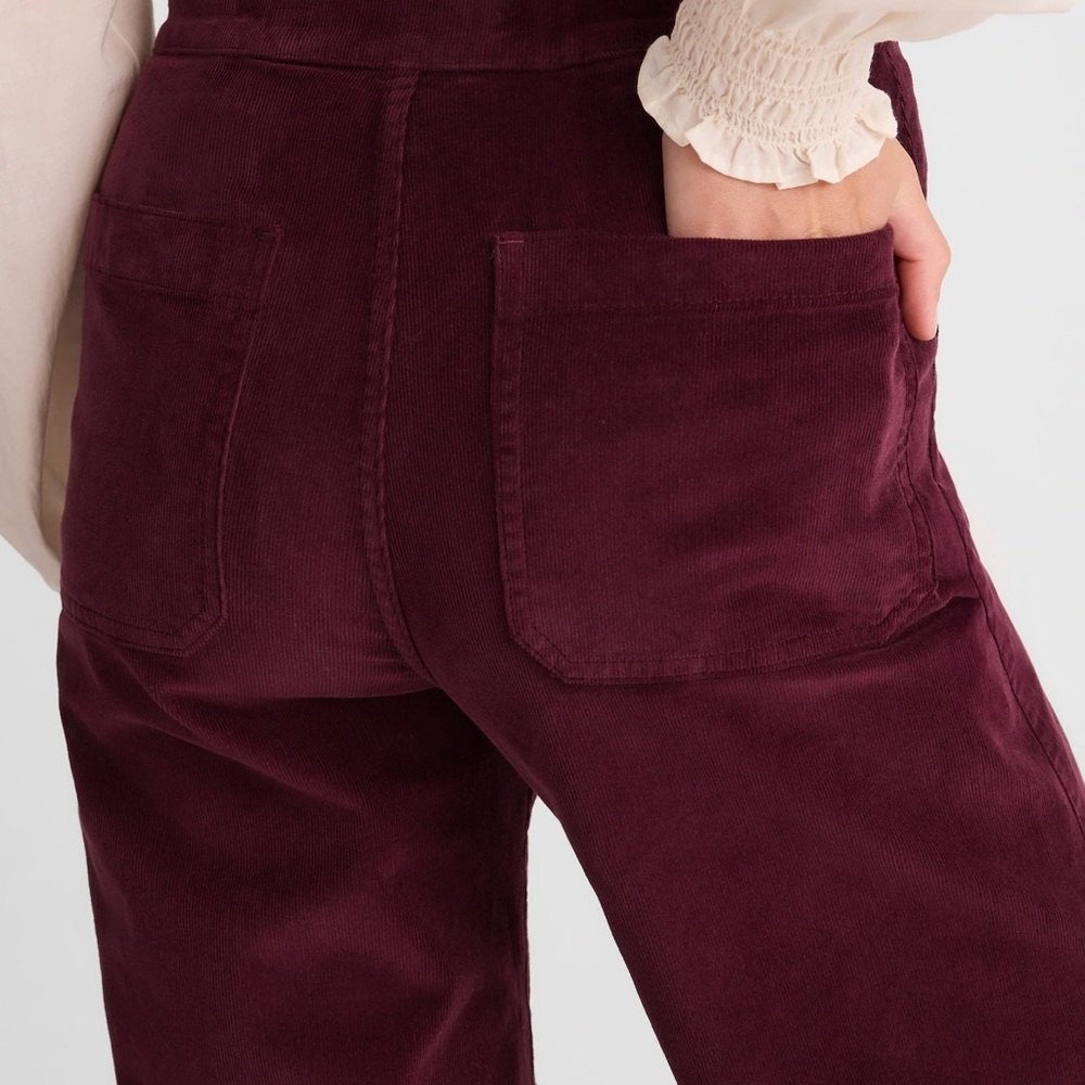 NWT Madewell The Tall Wide-Leg Pant in Corduroy - Super Stretch Size 26T - Picture 5 of 9